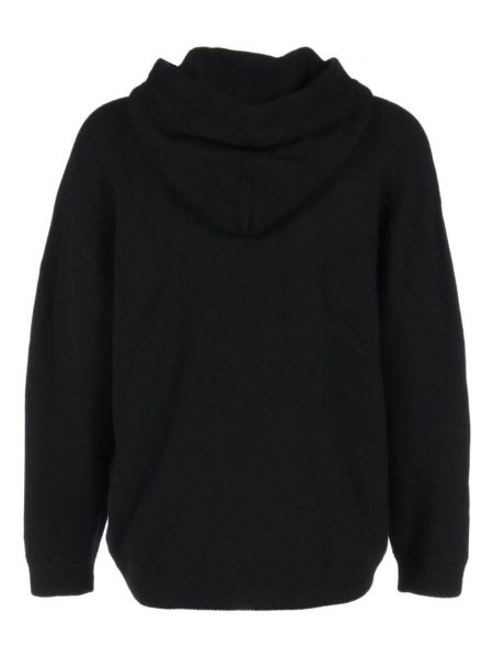 Vilnonis džemperis su gobtuvu su užtrauktuku Céline Pre-owned juoda