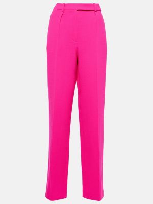 Pantaloni di lana baggy Alexandre Vauthier rosa