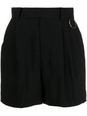 Shorts mit plisseefalten Undercover schwarz