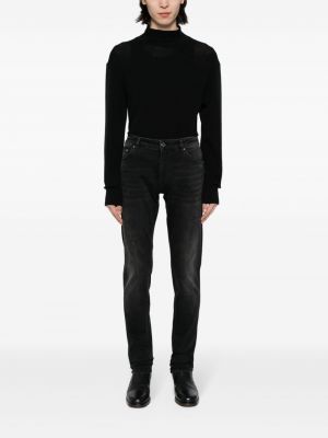 Jeans skinny taille haute Pt Torino noir