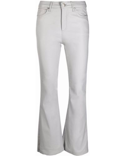 Pantalones slim fit Federica Tosi gris