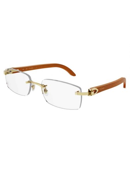 Brązowe okulary przeciwsłoneczne Cartier