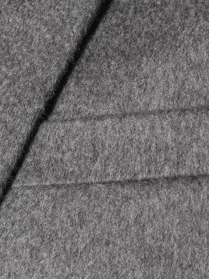 Flanelové kašmírové vlněné sako Saint Laurent šedé