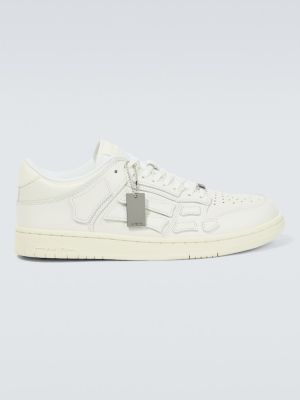 Baskets en cuir Amiri blanc