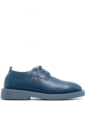 Pantofi derby cu șireturi din piele din dantelă Marsell albastru