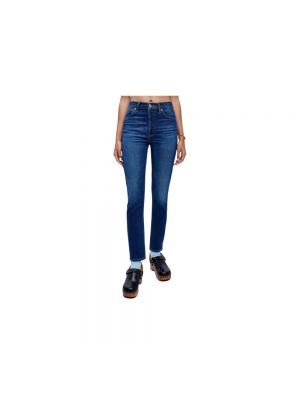 Slim fit skinny jeans Re/done blau