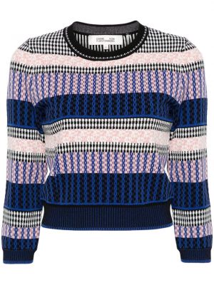 Žakarda džemperis Dvf Diane Von Furstenberg zils