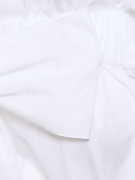 Sukienka mini z kokardką Patou biała