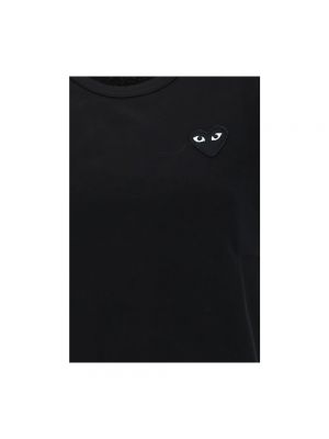 Camiseta de manga larga manga larga Comme Des Garçons Play negro