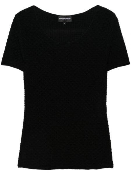 Tričko Emporio Armani černé