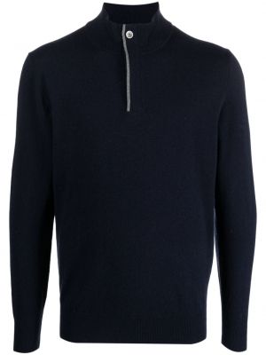 Pullover mit reißverschluss Boggi Milano blau