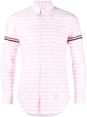 Ριγέ πουκάμισο Thom Browne ροζ