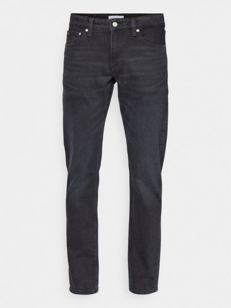 Jeansy skinny slim fit Calvin Klein Jeans czarne