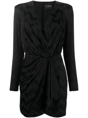 Κοκτέιλ φόρεμα με σχέδιο John Richmond μαύρο