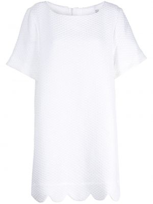 Bavlněné mini šaty s krátkými rukávy Lisa Marie Fernandez - bílá
