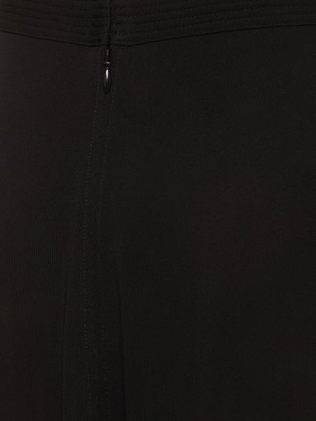 Falda larga de viscosa de tela jersey Totême negro