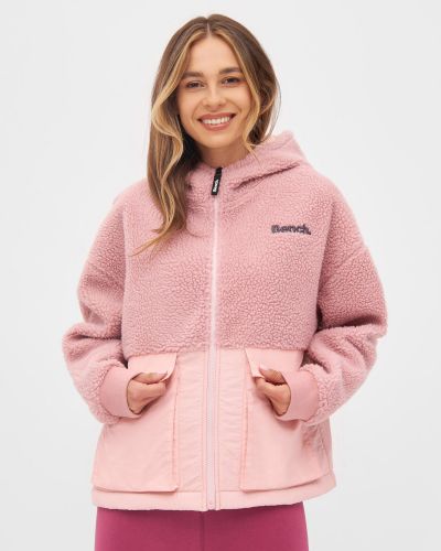 Flīsa džemperis Bench rozā