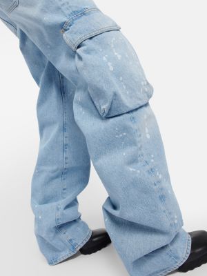 Laia lõikega kõrge vöökohaga teksapüksid Off-white