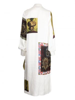 Robe chemise à imprimé Ports 1961 blanc