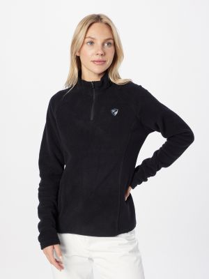 Пуловер с качулка Ziener черно
