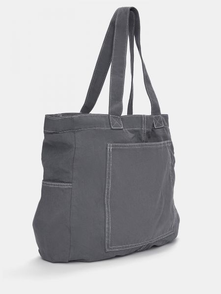 Nákupná taška Pull&bear sivá