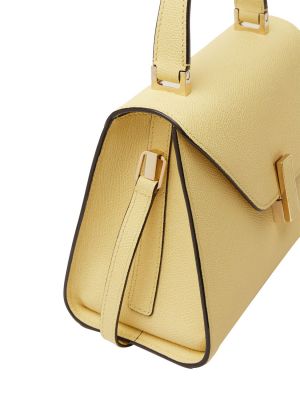 Bőr táska Valextra aranyszínű