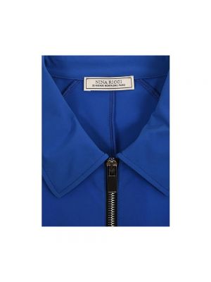 Koszula neoprenowa Nina Ricci niebieska