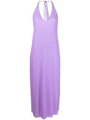 Платье с открытой спиной Fisico, фиолетовое