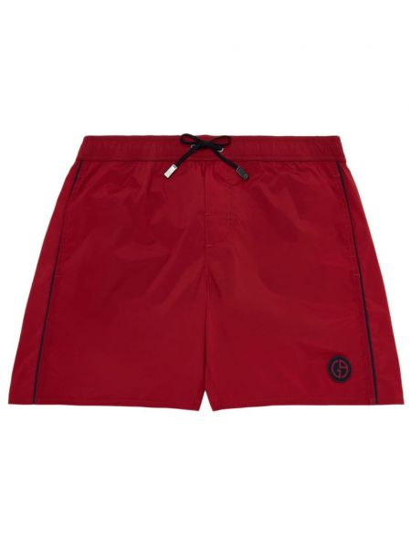 Kratke hlače Giorgio Armani rdeča