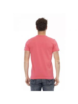 Camiseta de cuello redondo Trussardi rosa