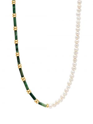 Collier avec perles Nialaya Jewelry vert