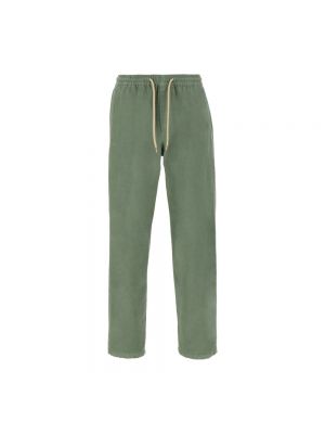 Proste spodnie A.p.c. zielone