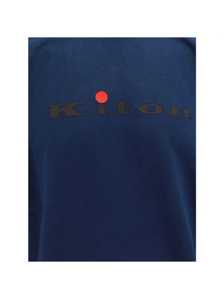 Sudadera con cuello redondo de cuello redondo Kiton azul