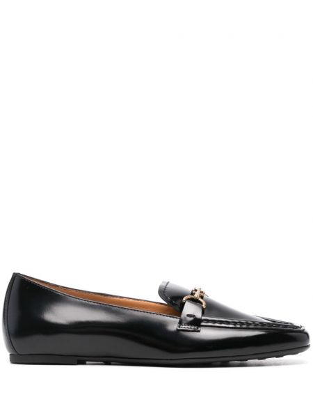 Læder loafers Tod's sort