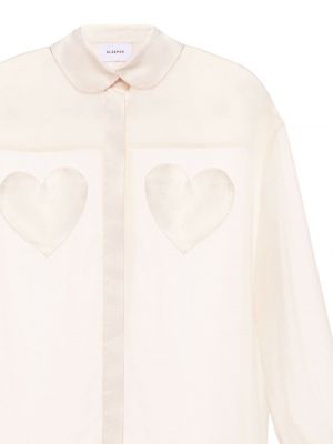 Marškiniai su širdelėmis Sleeper balta
