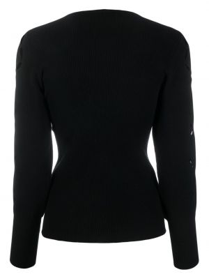 Pullover mit v-ausschnitt D.exterior schwarz