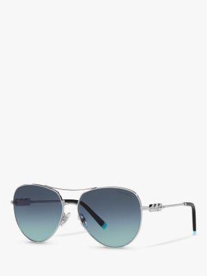 Очки солнцезащитные с градиентом Tiffany & Co синие