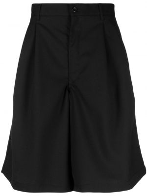 Vlnené šortky Comme Des Garçons Shirt čierna