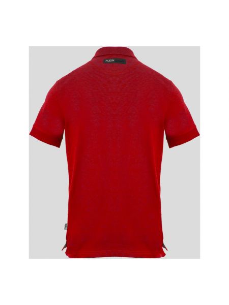 Poloshirt aus baumwoll mit print mit kurzen ärmeln Plein Sport rot