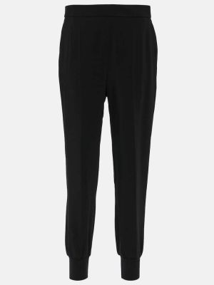 Pantaloni sport din jerseu Stella Mccartney negru