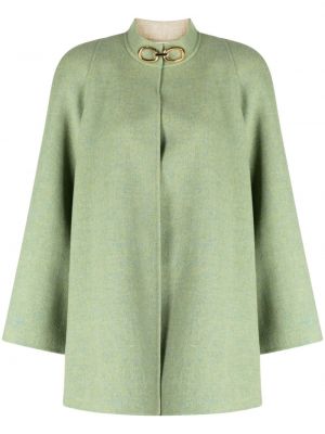Kabát Christian Dior zelený