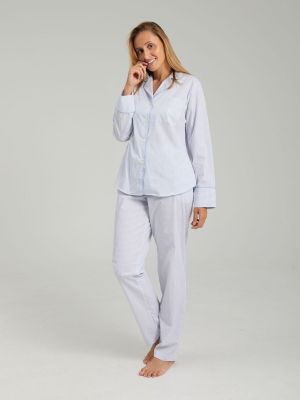 Pijama de algodón a cuadros con estampado Kiff-kiff