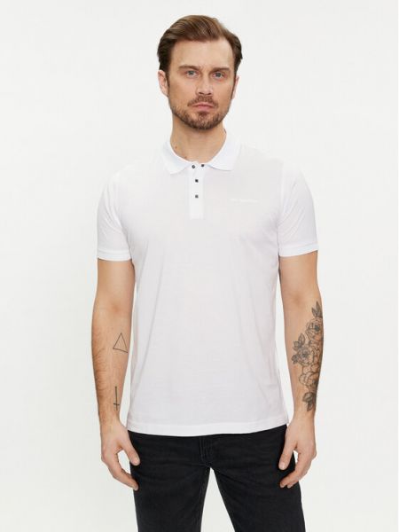 Polo marškinėliai Karl Lagerfeld balta