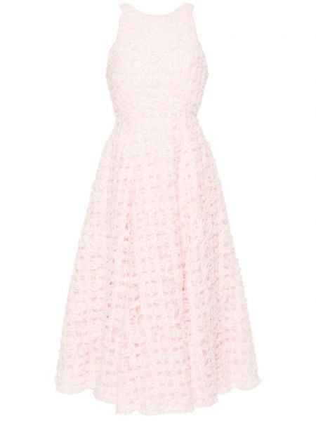 Midi haljina s cvjetnim printom Aje ružičasta