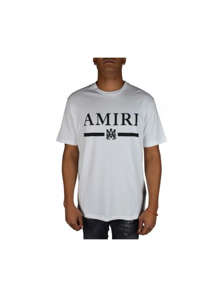 Camisa de cuello redondo Amiri blanco