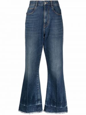 Bootcut jeans ausgestellt Stella Mccartney blau