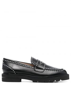 Pigger skinn loafers Stuart Weitzman svart