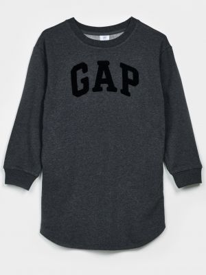 Šaty Gap sivá