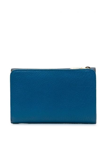 Kožená peněženka Miu Miu Pre-owned modrá
