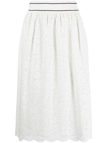 Midi suknja Boutique Moschino bijela